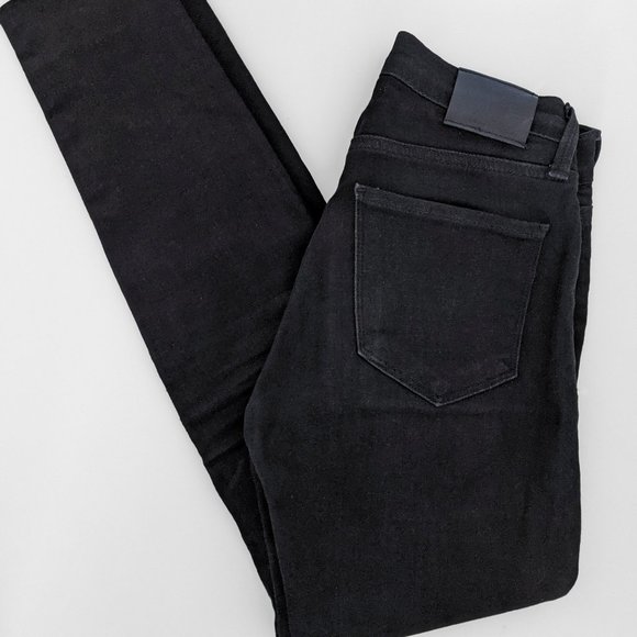 Black Distressed Jeans - Picture 1 of 4